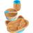 Fox Bamboo Suction Baby Feeding Set 4pc Blue