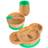 Koala Bamboo Suction Baby Feeding Set 4pc Green