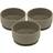 Baby Silicone Suction Bowls Pack of 3 Silver Sage