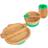 Monkey Bamboo Suction Baby Feeding Set 4pc Green