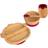 Monkey Bamboo Suction Baby Feeding Set 4pc Red