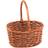 RED HAMPER Hamper S043/HOME Small Rustic Oval Shopping Basket