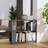 vidaXL 80x25x70 massivt fyrretræ Bogreol
