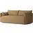 Audo Copenhagen Offset 2-Seater Bouclé Gold Sofa