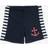 Playshoes Badebukser Shorts Maritime - Navy/Brandrød