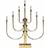 Konstsmide 7lj Messing Adventsljusstake 44.5cm