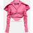 Jacquemus La Chemise Meio Cotton Cropped Shirt - Pink