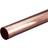VMZinc Kobber Nedløbsrør 76x0,7mm 3m 3