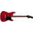 Squier By Fender Squier Paranormal Strat-O-Sonic Crimson Red Transparent