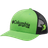 Columbia PFG Logo Mesh Snapback High Crown - Green Mamba/Black