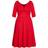 City Chic Cute Girl Elbow Sleeve Dress Plus Size - Cherry