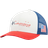 Columbia PFG Logo Mesh Snapback High Crown - Red Spark/US Flag