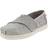 Toms Girl's Alpargata Loafer Flat, Silver