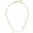 Jacquemus Boys Gold Kids Le Necklace Signature Brass Necklace 52cm