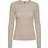 Pieces Ruka Long Sleeved Top - Silver Mink