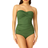 Anne Cole Twist Front Bandeaukini Swim Top - Moss Green