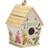 Certified International Nature's Song 3-D Birdhouse Biscuit Jar