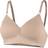Naturana Higher-Cut Side Wings Bra - Sand