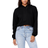 Bella+Canvas Cropped Fleece Hoodie - Black