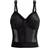 Exquisite Form Fully Back Close Wirefree Longline Bra - Black