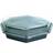Duni Multiboks Octaview 305x315x60 m/låg PS Sort/Klar Skål
