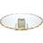 Godinger Co Harper Gold Raw Edge Cake Plate