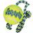 Kong AirDog Squeakair Ball with Rope Medium