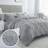 Pintuck Bedspread Grey (238.8x228.6cm)