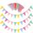 Garlands Bunting Banner Multicolor 60 Flags 68 Feet