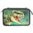 Depesche Dino World Green with 3D Effect Triple Pencil Case