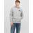 Jack & Jones Melange Hoodie Med Firma Logo Blå