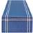 Design Imports Farmhouse Style Bordsduk Blå (274.3x35.6cm)