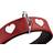 Hunter Love Halsband M/L 47-54 cm Röd