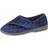 Zedzzz GEORGE Mens Full Slippers Navy: