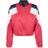 Urban Classics Ladies 3-Tone Track Jacket - Firered/Navy/White