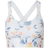 Marika Paisley Sports Bra - White Playful Floral