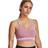 Under Armour Sömlös sport-BH för kvinnor med låg inverkan, Rosa Elixir/Rosa Elixir/Vit