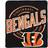 Northwest Cincinnati Bengals Blankets Black, Orange (152.4x127cm)