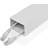Nedis Kabelhantering Kanal 1 st. Maximal kabeltjocklek: 40 mm Aluminium Vit