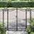 vidaXL Havelåge 121x8x120 smedejern