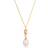 Sif Jakobs Champagne Zirconia Galatina Necklace SJ-N12381-PCH-YG