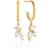Sif Jakobs White Zirconia Adria Tre Creolo Earrings SJ-E12226-PCZ-YG