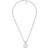 Gucci Interlocking G Pendant Necklace - Silver