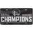 WinCraft Golden State Warriors 2022 NBA Finals Champions Team Metallic Laser Cut Acrylic License Plate