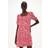 Whistles Women's Blurred Strokes Flippy Dress Pink/Multi