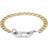 Diesel Two-Tone Gold Steel Chain Bracelet - DX1437931