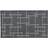 JVL Vector Machine Washable Backed Doormat, 40X70Cm Grey