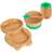 Penguin Bamboo Suction Baby Feeding Set 4pc Green