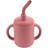 120ml Baby Silicone Sippy Cup Dusty Rose