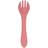 Baby Silicone Weaning Fork Dusty Rose